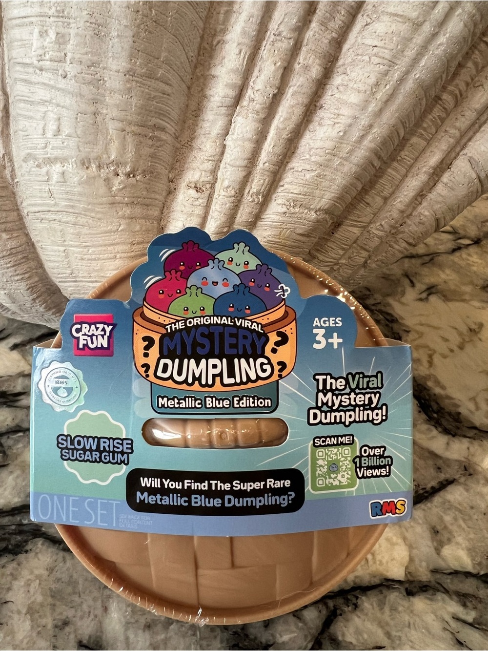 Mystery Dumpling Metallic Blue Edition - Slowrise Sugargum 🔥#viral #squish #rms